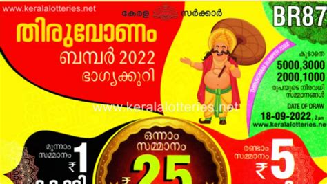 Kerala Lottery result today 26.07.2023 Monsoon Bumper BR 92 .